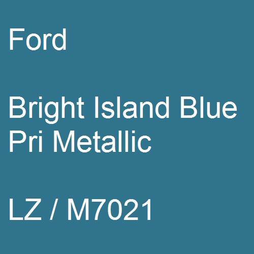 Ford, Bright Island Blue Pri Metallic, LZ / M7021.